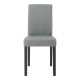 Комплект трапезарни столове Hamburg от 4 бр., текстил, светло сиво []