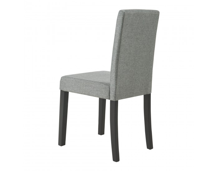 Комплект трапезни столове Hamburg от 6 бр., текстил, светло сиво []