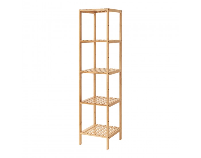 Стоящ рафт Lierne 140x33x34 см естествен бамбук []