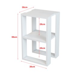 Помощна маса Thyholm 55x30x30 см бяла [] - Холни маси