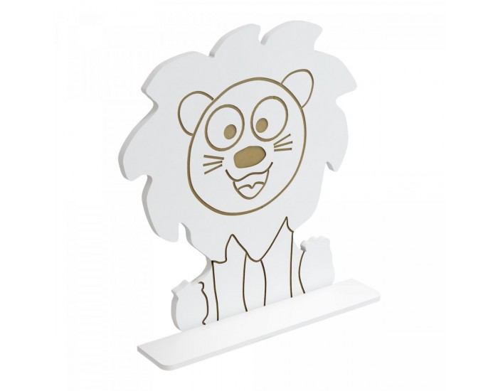 Детски стенен рафт Korsør във формата на лъв []