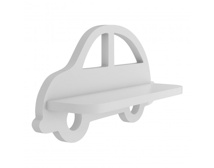 Стенен рафт Skanderborg 21x40x10cm форма на кола []