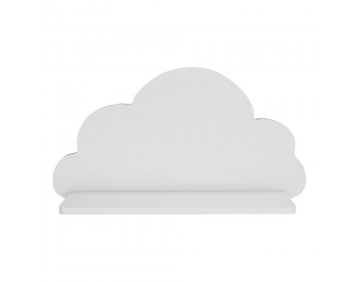 Стенен рафт Skanderborg 25x45x10cm форма на облак []