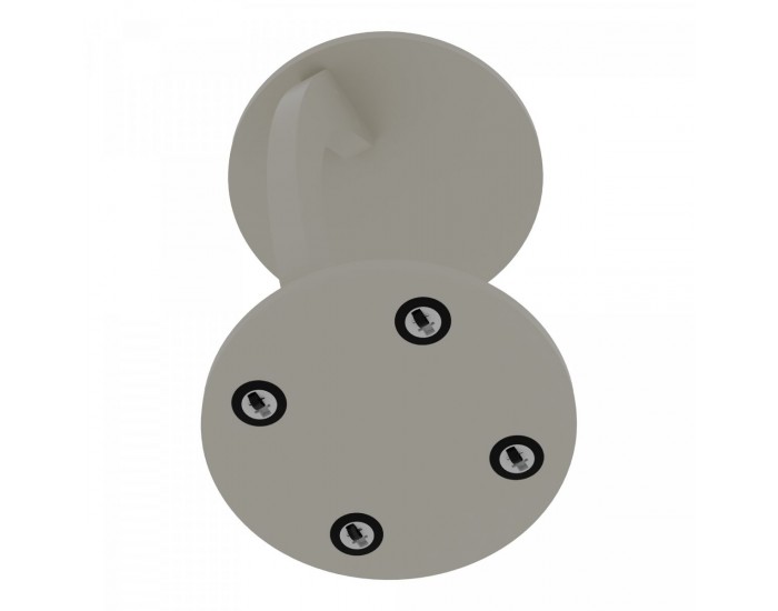 Помощна маса Holeby 56 x Ø 38 cm пясъчник []