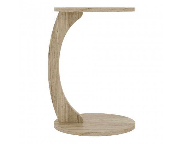 Помощна маса Holeby 56 x Ø 38 cm травертин []