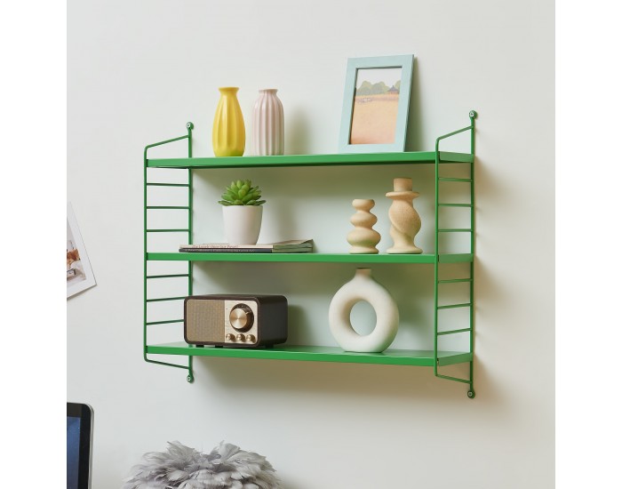 Strängnäs модулен стенен рафт ябълково зелен []