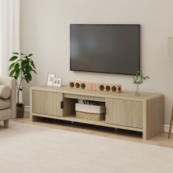 Шкаф за ТВ Lukkodso 150x40x40 см визия дъб [] - Sonata G