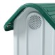 Кучешка колиба Bello 75x59x66 см Бяло/Зелено []