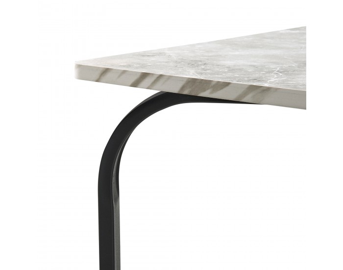 Холна маса Kolta 120x60x43 см мраморна визия, бяла []