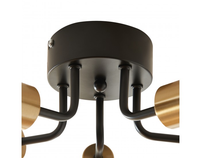 Плафон Barrow Black/Gold []