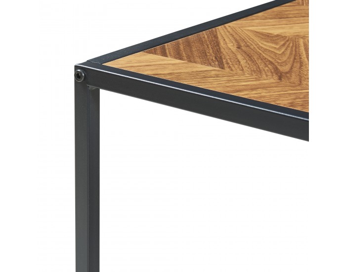 Маса за гнездо Kurghore от 2 части в черен/тъмен дъб []