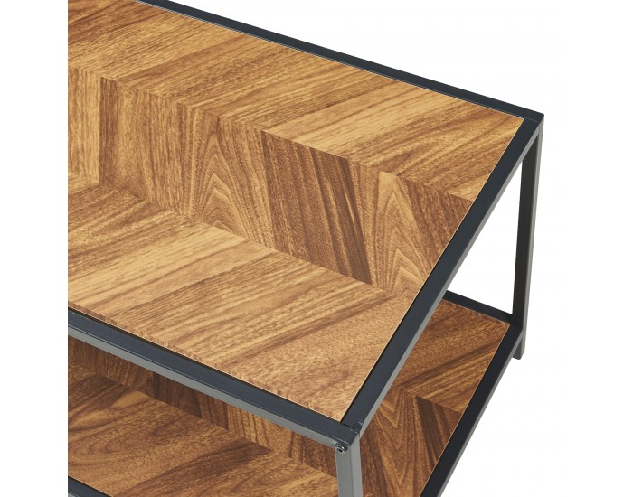 Маса за гнездо Kurghore от 2 части в черен/тъмен дъб []