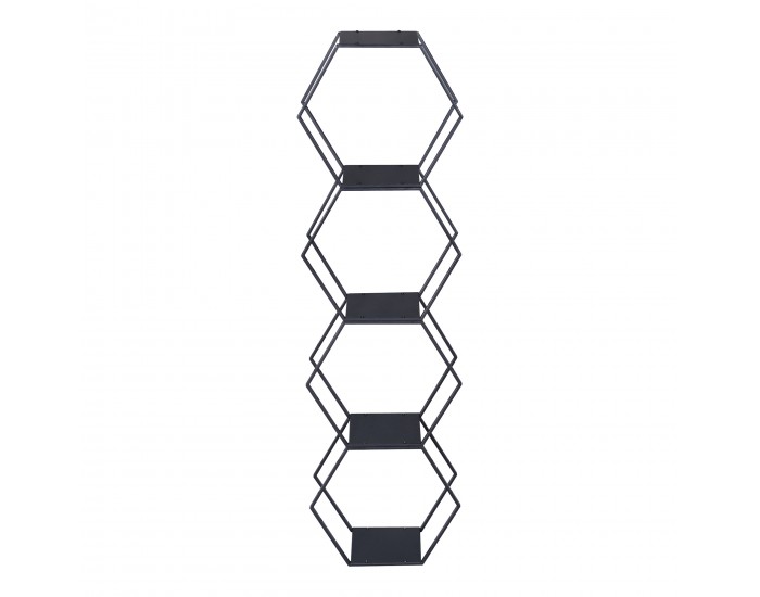 Комплект рафтове Tand от 4 части, черна стомана []