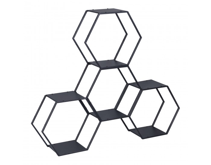 Комплект рафтове Tand от 4 части, черна стомана []