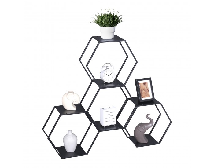 Комплект рафтове Tand от 4 части, черна стомана []