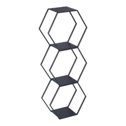 Комплект рафтове Tand от 3 части, черна стомана [] - Дневна