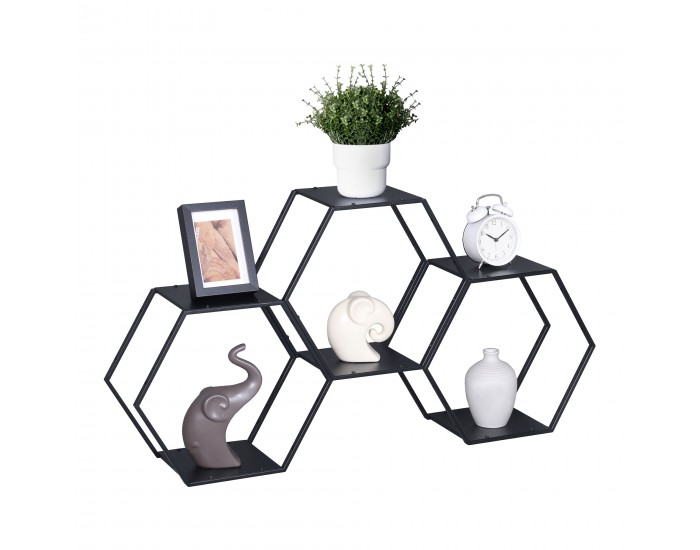 Комплект рафтове Tand от 3 части, черна стомана []