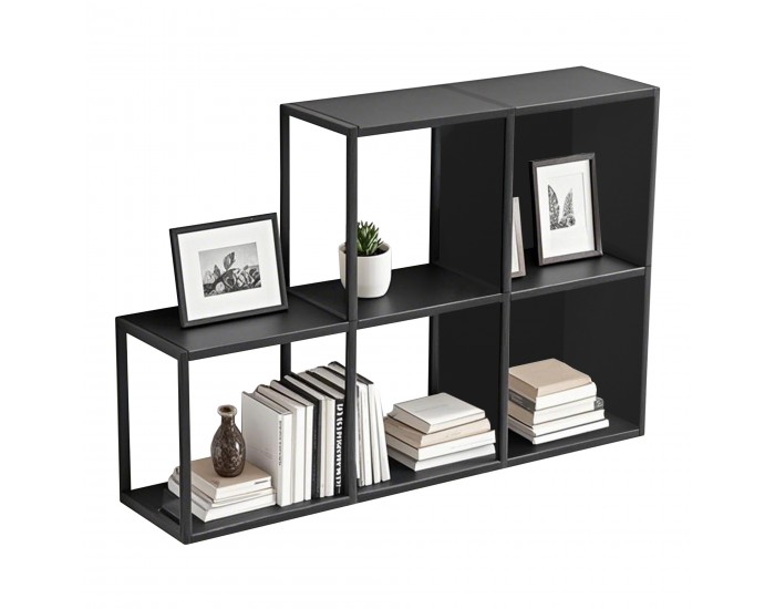 Nostened стенен комплект от 5 броя с гръб и странична стена черни []