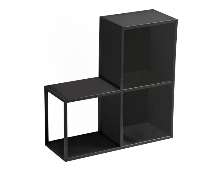 Nostened стенен комплект от 3 броя с гръб и странична стена черни []