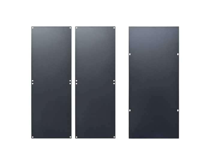 Nostened стенен комплект от 3 броя с гръб и странична стена черни []