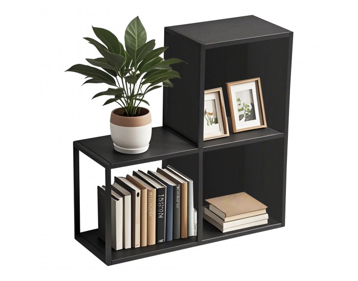 Nostened стенен комплект от 3 броя с гръб и странична стена черни []