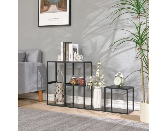 Стенен рафт Nostened комплект от 5 черни []