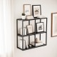 Стенен рафт Nostened Комплект от 4 черни []