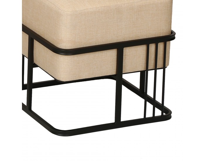 Мултифункционална табуретка Tas комплект от 2 квадратни бежови []