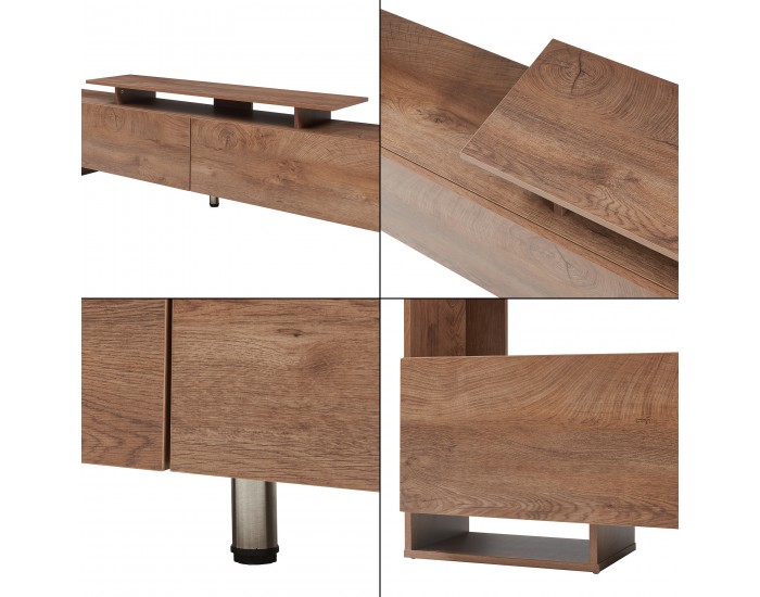 ТВ шкаф Rauki 233x31x141 см визия орех []
