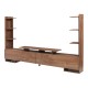 ТВ шкаф Rauki 233x31x141 см визия орех []