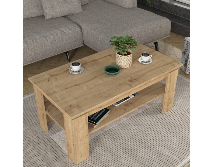 Холна маса Krirdfjos 110x60x47 см дъб сапфир []