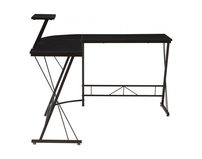 Yremso L-образно бюро 122x122x98 см Черно []