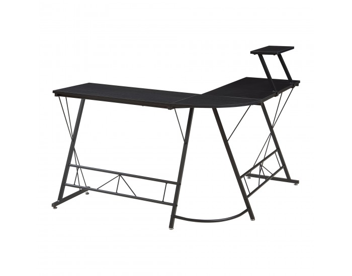 Yremso L-образно бюро 122x122x98 см Черно []