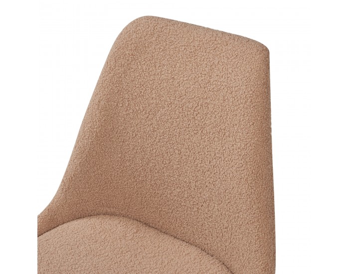 Трапезен стол Fläten комплект 6 Bouclé Taupe []