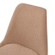 Трапезен стол Fläten комплект 6 Bouclé Taupe []