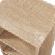 Рафт за CD Tynset 90x20x20 см с 6 отделения вид дъб сонома []