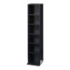 CD рафт Tynset 90x20x20 см с 6 отделения Черен []