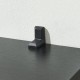 CD рафт Tynset 90x20x20 см с 6 отделения Черен []