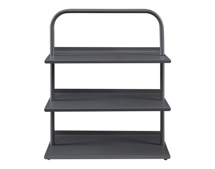 Поставка за обувки Poytya стомана 73x60x32 см антрацит []