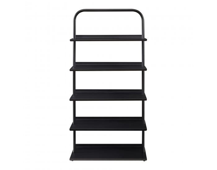 Поставка за обувки Poytya стомана 119x60x32 см черен []