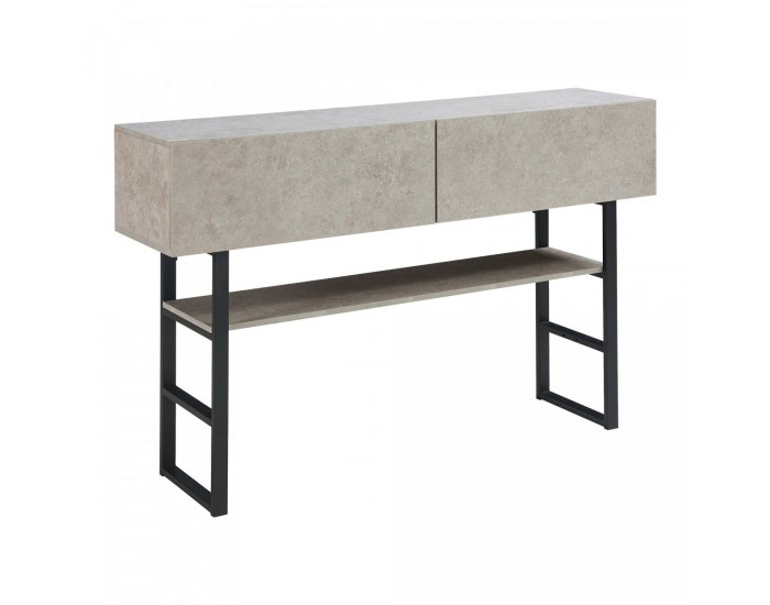 Конзолна маса Varberg 75x120x30 cm вид бетон, светла []