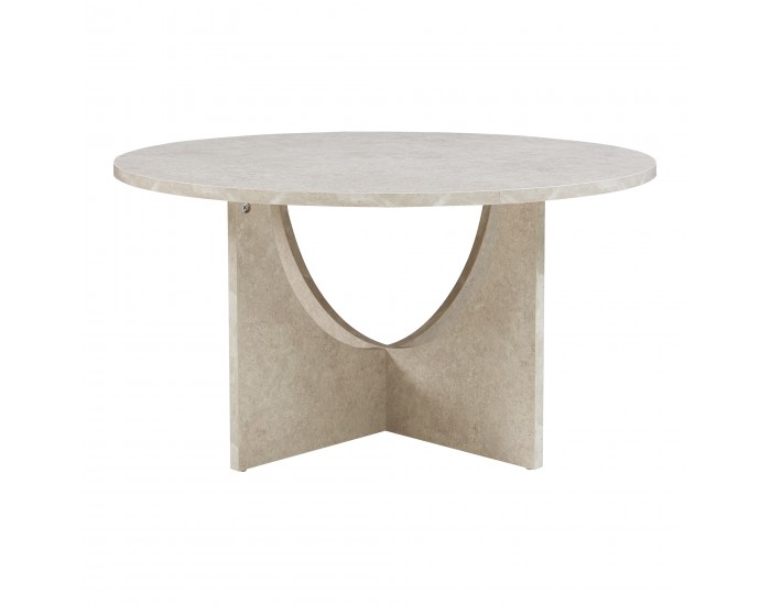 Маса за кафе Rindal 80x42 см визия на бетон, светла []