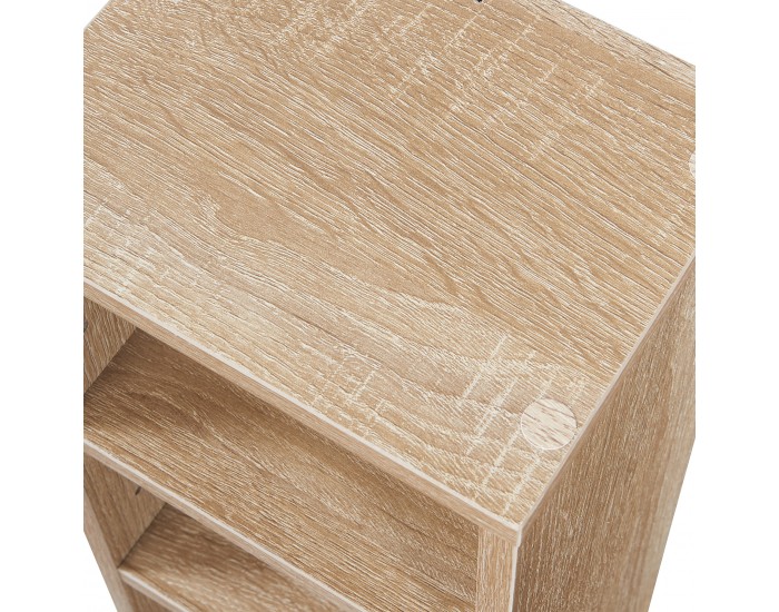 Рафт за CD Tynset 175x20x20 см с 12 отделения вид дъб сонома []