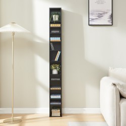 CD рафт Tynset 175x20x20 см с 12 отделения Черен [] - Sonata G