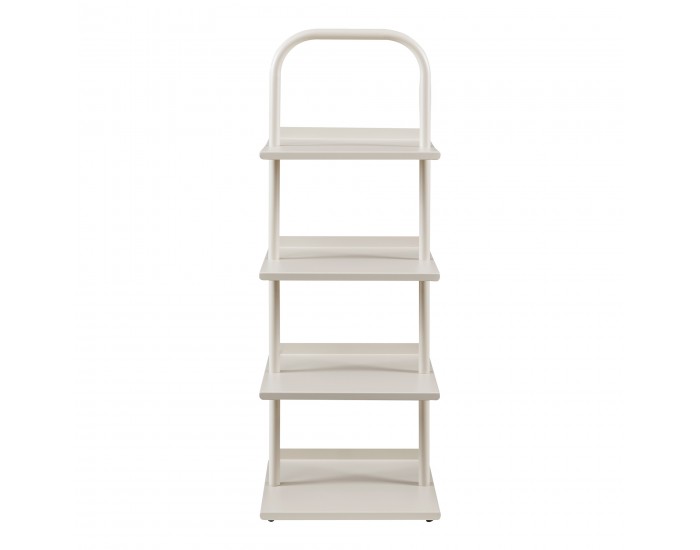 Поставка за обувки Poytya стомана 96x34x32 см Champagne []