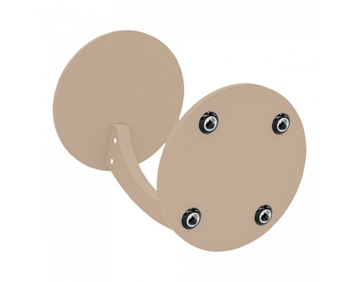 Помощна маса Holeby 56 x Ø 38 cm Cappuccino []