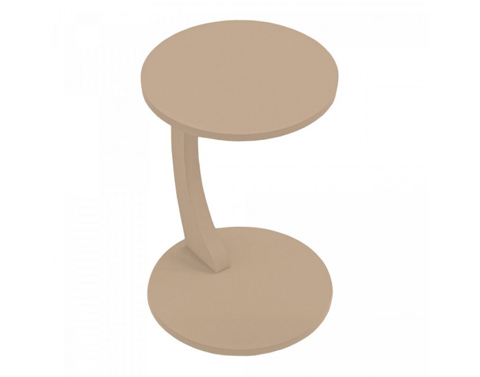 Помощна маса Holeby 56 x Ø 38 cm Cappuccino []