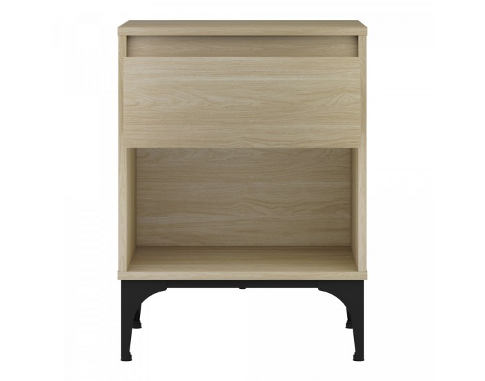 Помощна маса Kistiandi 62x46x40 cm вид дъб, светъл []