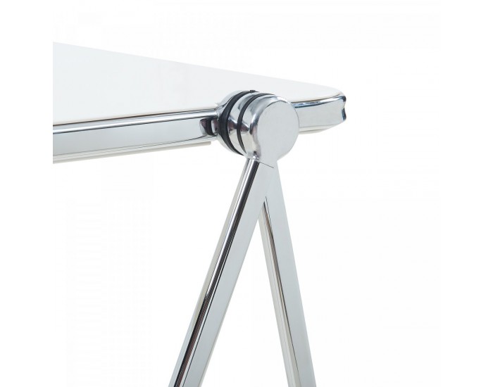 Сгъваема странична маса Alerhavn 70x49x68 см бяла []