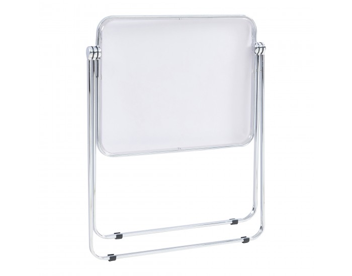 Сгъваема странична маса Alerhavn 70x49x68 cm Прозрачен []
